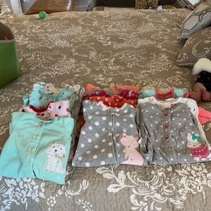 15 carters 3 month girls onesies